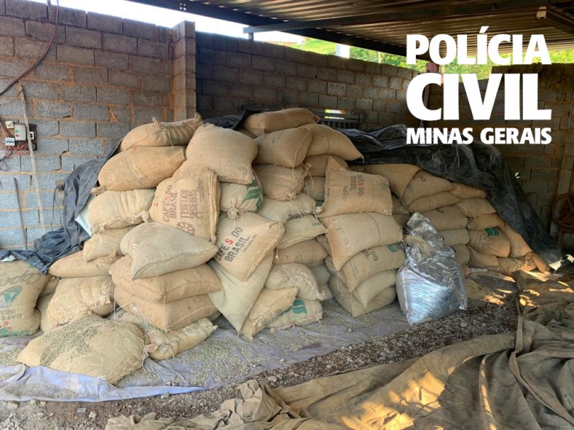 PCMG recupera carga de café avaliada em R 130 mil