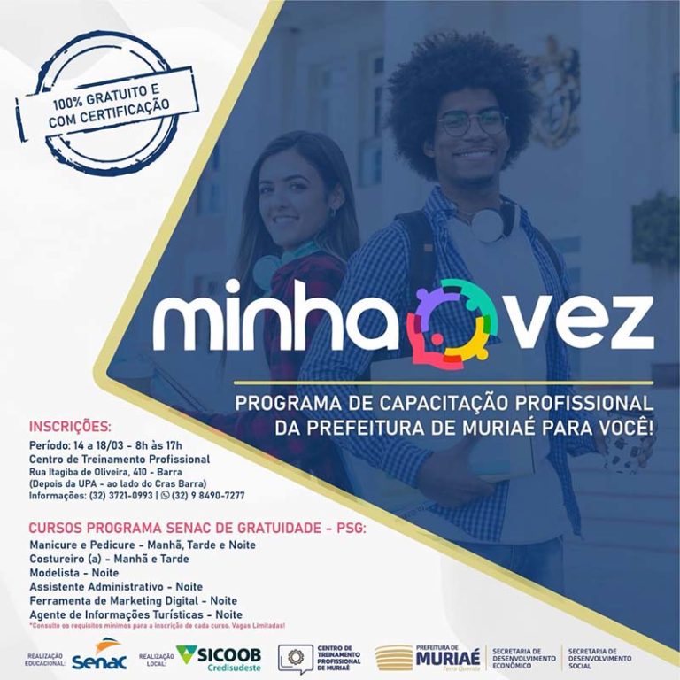 Programa 'Minha Vez' – Prefeitura de Muriaé