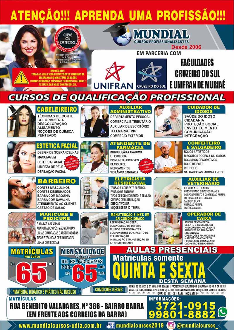 Curso Rápido de Cabeleireiro 2 meses presencial